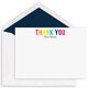 Colorful Thank You Flat Note Cards Image 3 of 3